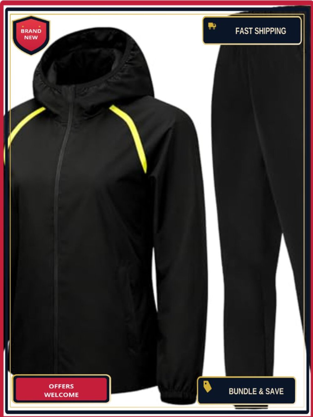 Women's Waterproof Rain Suit with Jacket & Pants